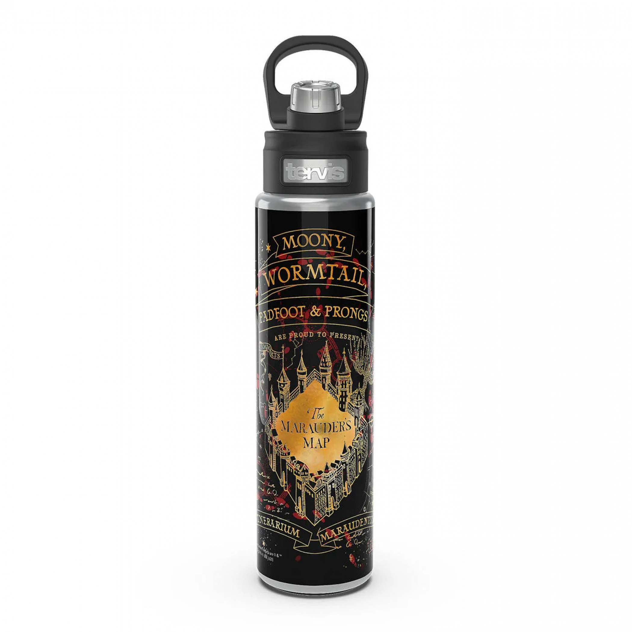 Harry Potter Black Marauders Map 24 oz Stainless Tervis® Water Bottle